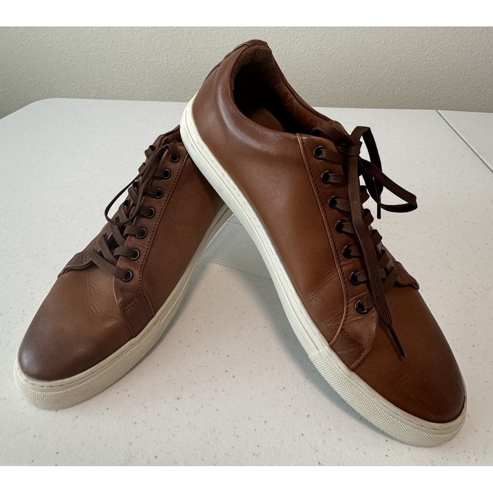 Thursday Boots Men's Everyday Premier Lowtop Leather Sneakers Brown Size‎ US 11M